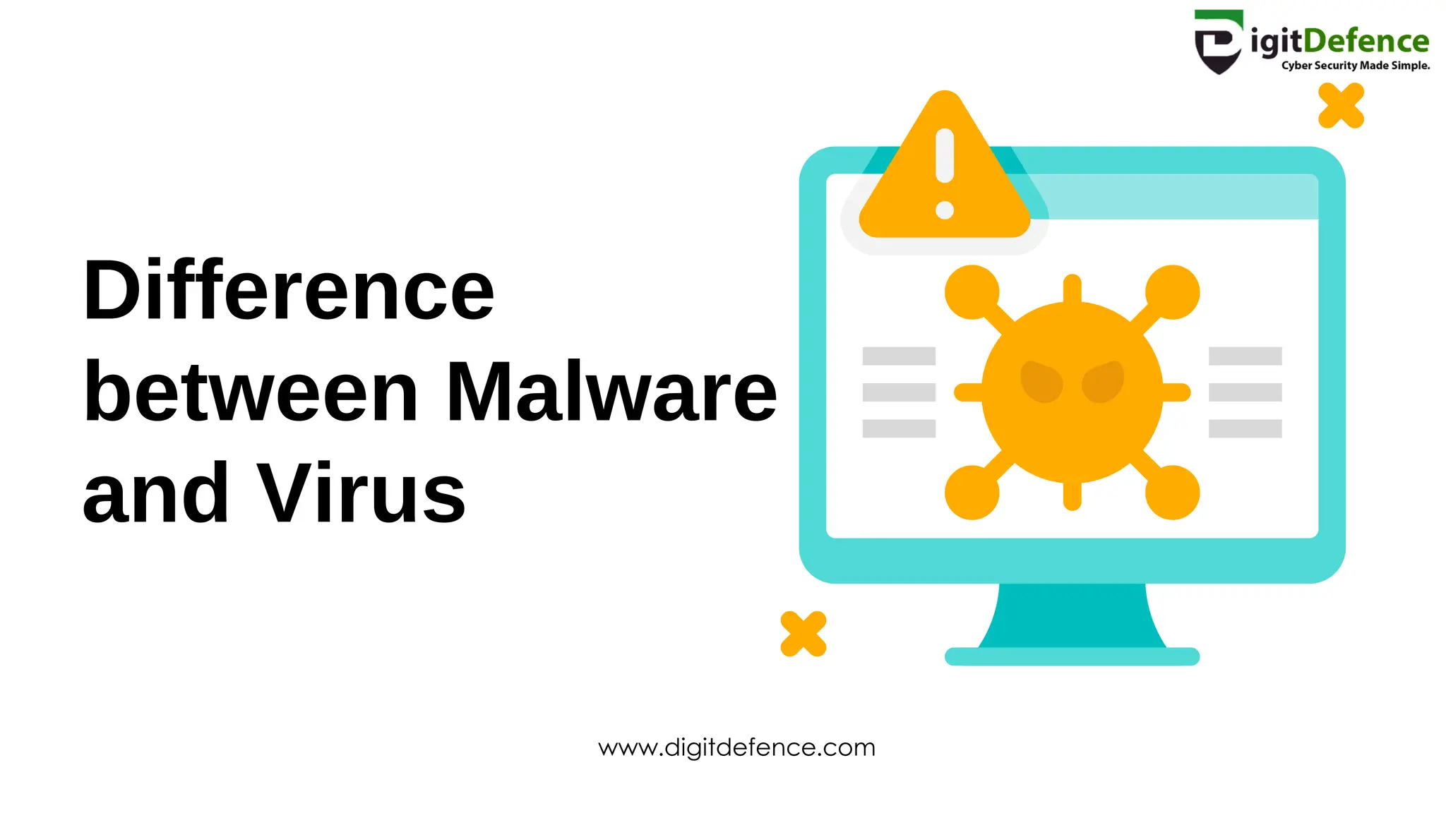 Difference
between Malware
and Virus
www.digitdefence.com
 
