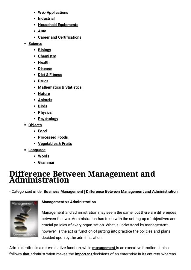 Whats The Difference Between Administrative And Executive >> Difference Between Management And Administration Difference Between Whats The Difference Between Administrative And Executive >> Difference Between Management And Administration Difference Between