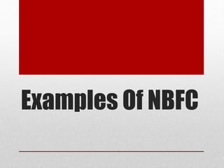Difference between nbfi &amp; banks