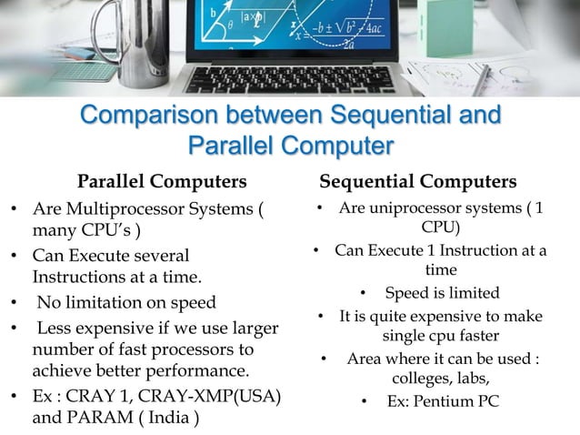 Difference between parallel and sequential computing | PPTX | Computing ...