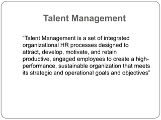 Difference Between Performance Management & Talent Managmentt | PPTX