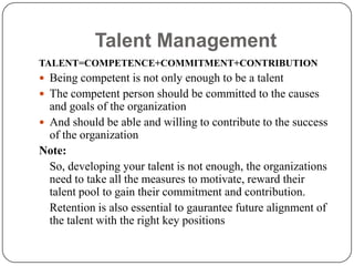 Difference Between Performance Management & Talent Managmentt | PPTX