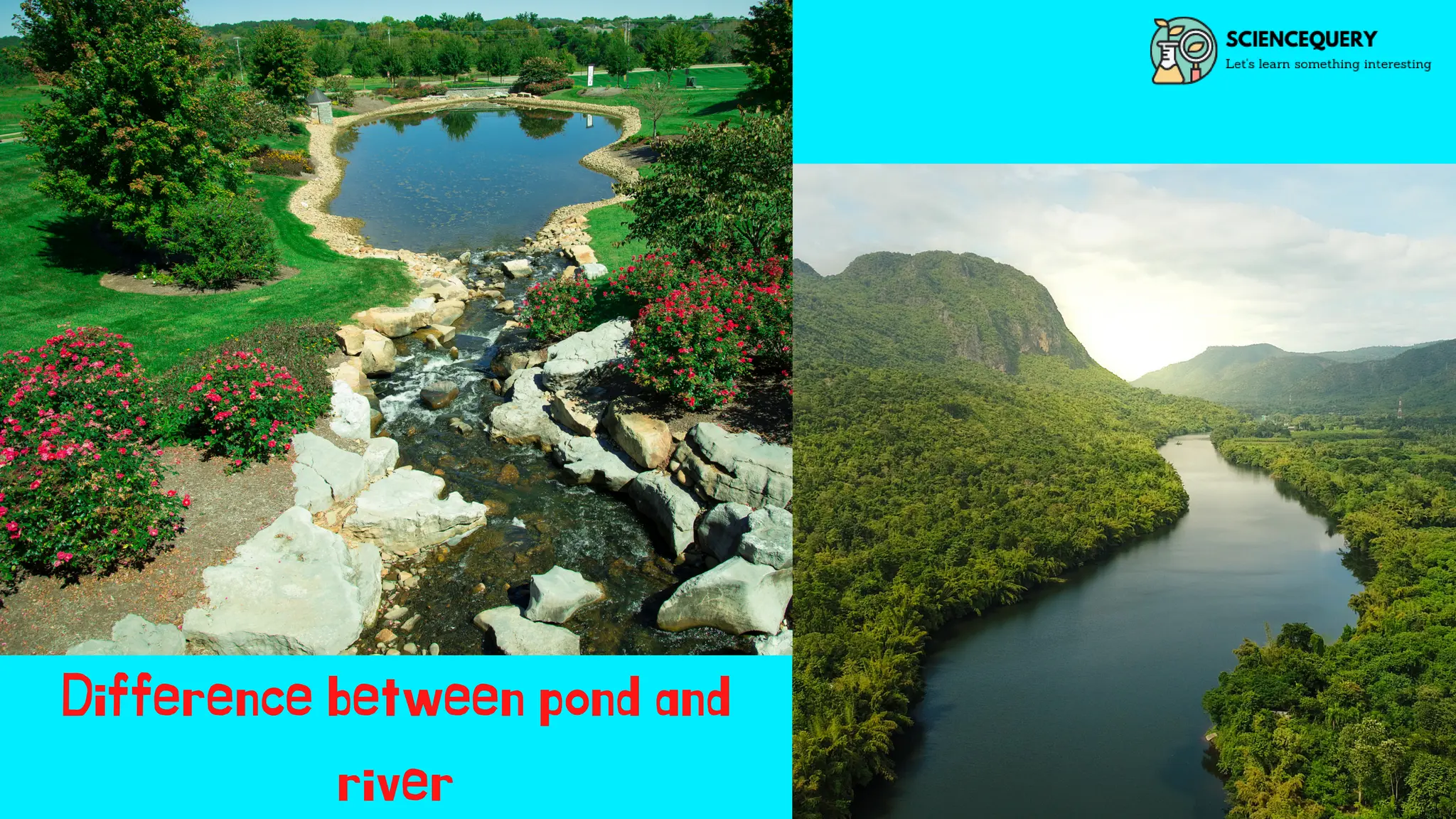 Difference between pond lake and river.pdf