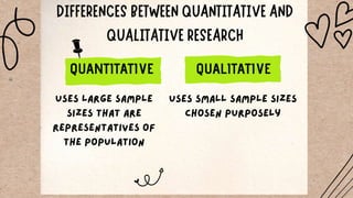 QUANTITATIVE QUALITATIVE