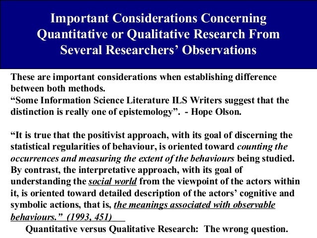 Qualitative vs quantitative research thesis