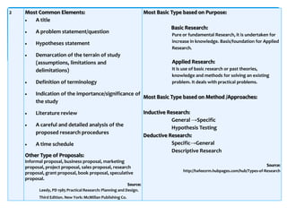 difference between research proposal and research report