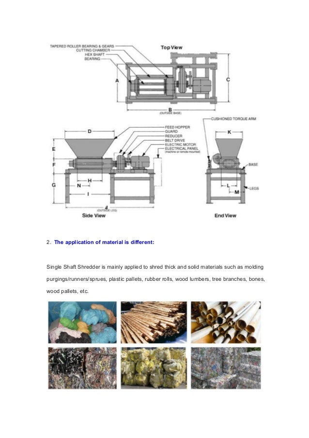 Difference between single shaft shredder and double shaft shredder