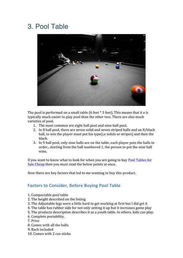 Difference Between Snooker And Billiards Vs Pool Tables Pdf