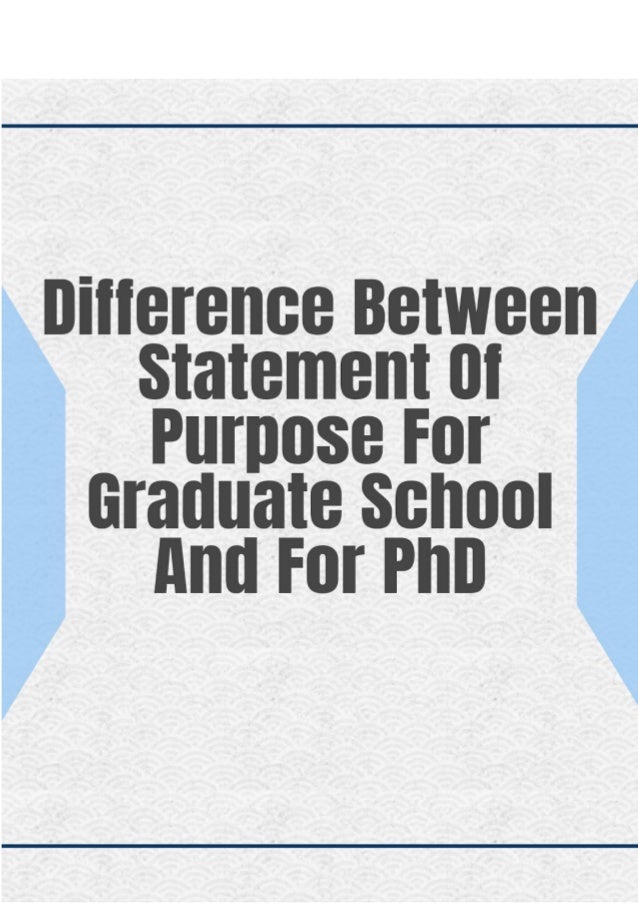 How to write a statement of purpose for grad school picture