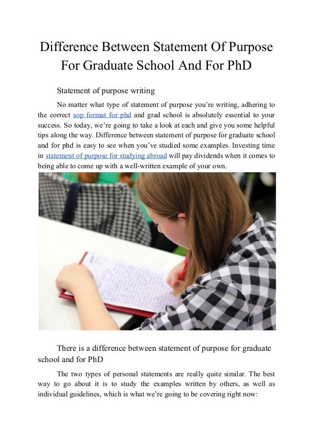 Statement of purpose for masters image