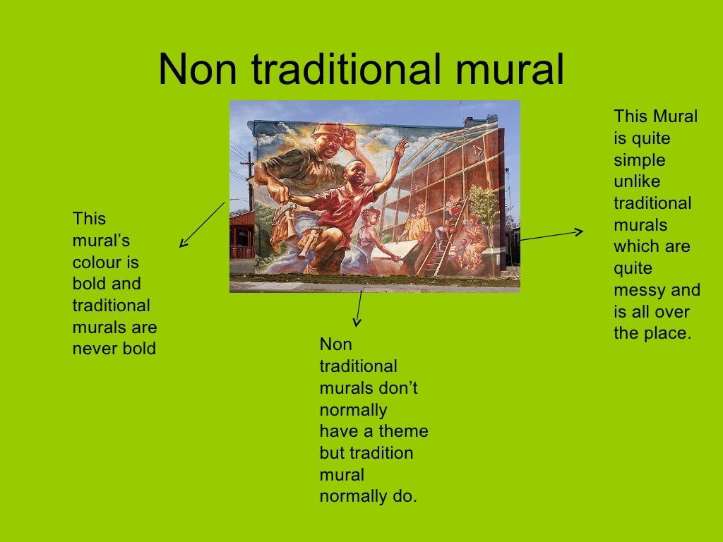 Difference Between Traditional Mural And Non Traditional Mural