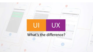 Difference between UI & UX | PPT