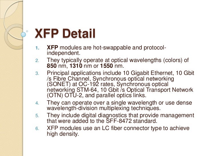 Difference Between XFP & SFP : 네이버 블로그