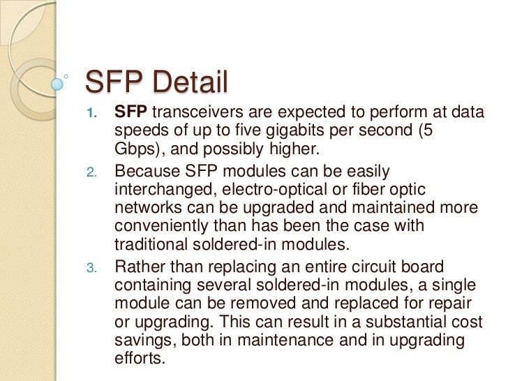 Difference Between XFP SFP