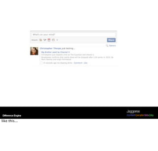 Jaggeree
Difference Engine   /content/people/data/play

like this...
 