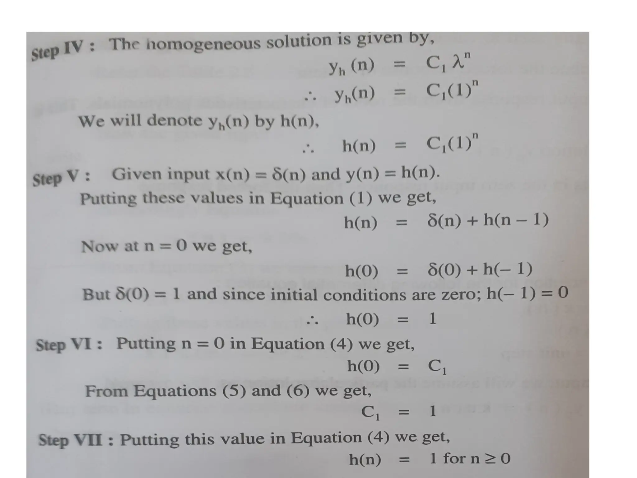 Difference equation for btech ece engeneering