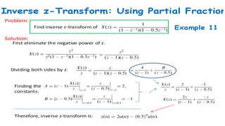 Difference equation using z transform day 4 | PPT