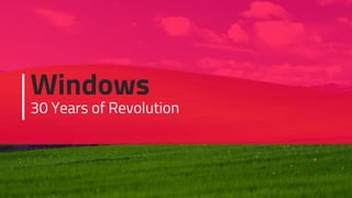 Windows
30 Years of Revolution
 