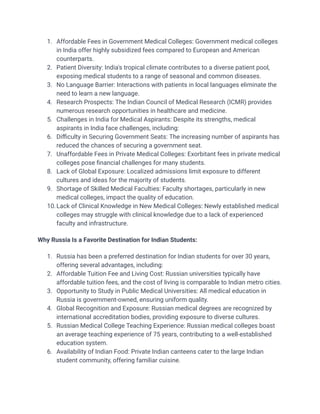 Difference of Studying MBBS in Russia Vs India for Indian Students.pdf