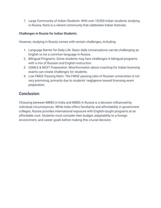 Difference of Studying MBBS in Russia Vs India for Indian Students.pdf