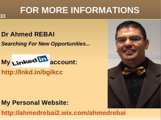 FOR MORE INFORMATIONS
33
 