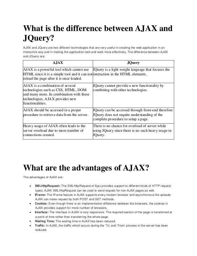 34 Ajax Vs Javascript Difference - Modern Javascript Blog