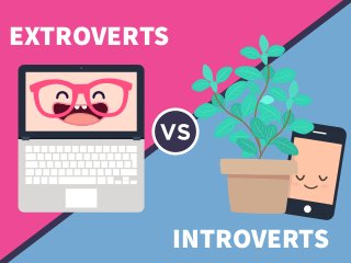EXTROVERTS
INTROVERTS
 