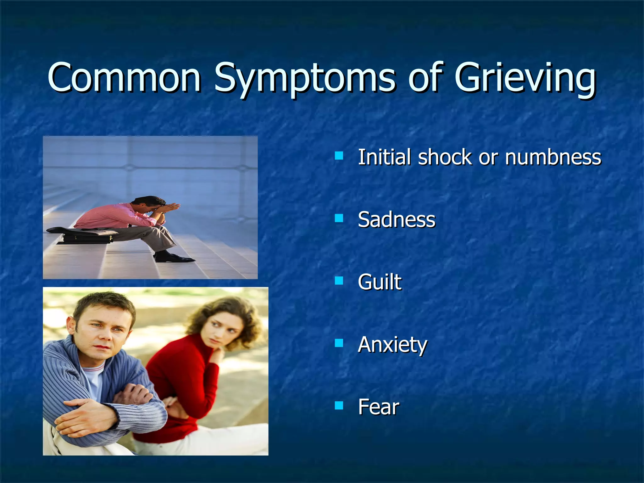 Differences And Causes Of Complicated Grief As Opposed | PPT