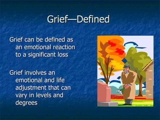 Differences And Causes Of Complicated Grief As Opposed | PPT