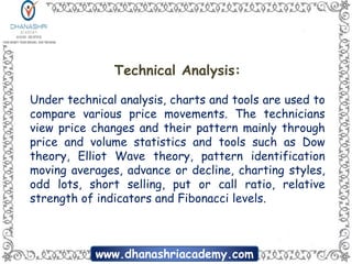 Differences between Fundamental Analysis and Technical Analysis | PPTX