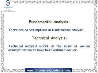 Differences between Fundamental Analysis and Technical Analysis | PPTX