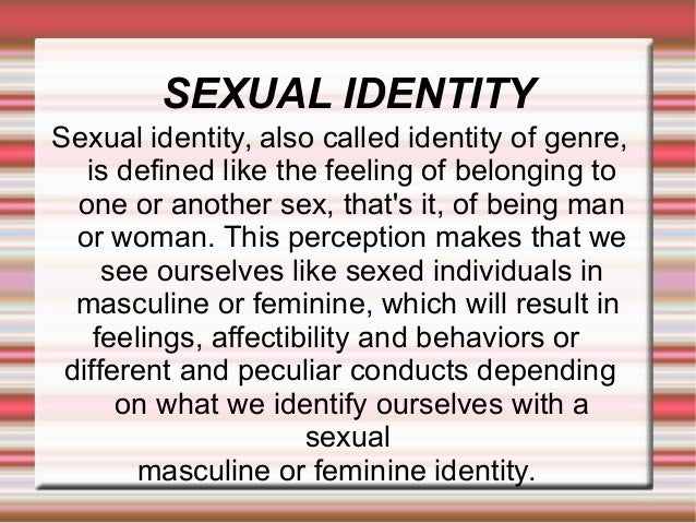 Differences Between Gender Sex And Sexual Identity Vii