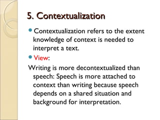 Difference between spoken and written discourse | PPT