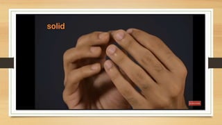 Difference solid liquid and gases