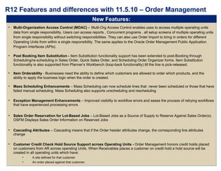 Differences R12 Vs 11i.5.10 | Logistics | Business