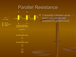 Parallel Circuit Calculator R1 R2 R3 Differences series parallel | PPT