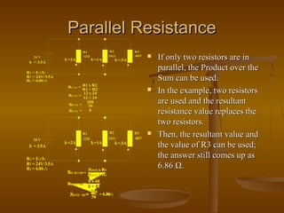 R1 R2 R3 In Parallel Differences series parallel | PPT
