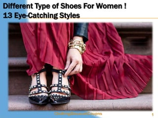 Different Type of Shoes For Women !
13 Eye-Catching Styles

ClothingDiscountCoupns

1

 