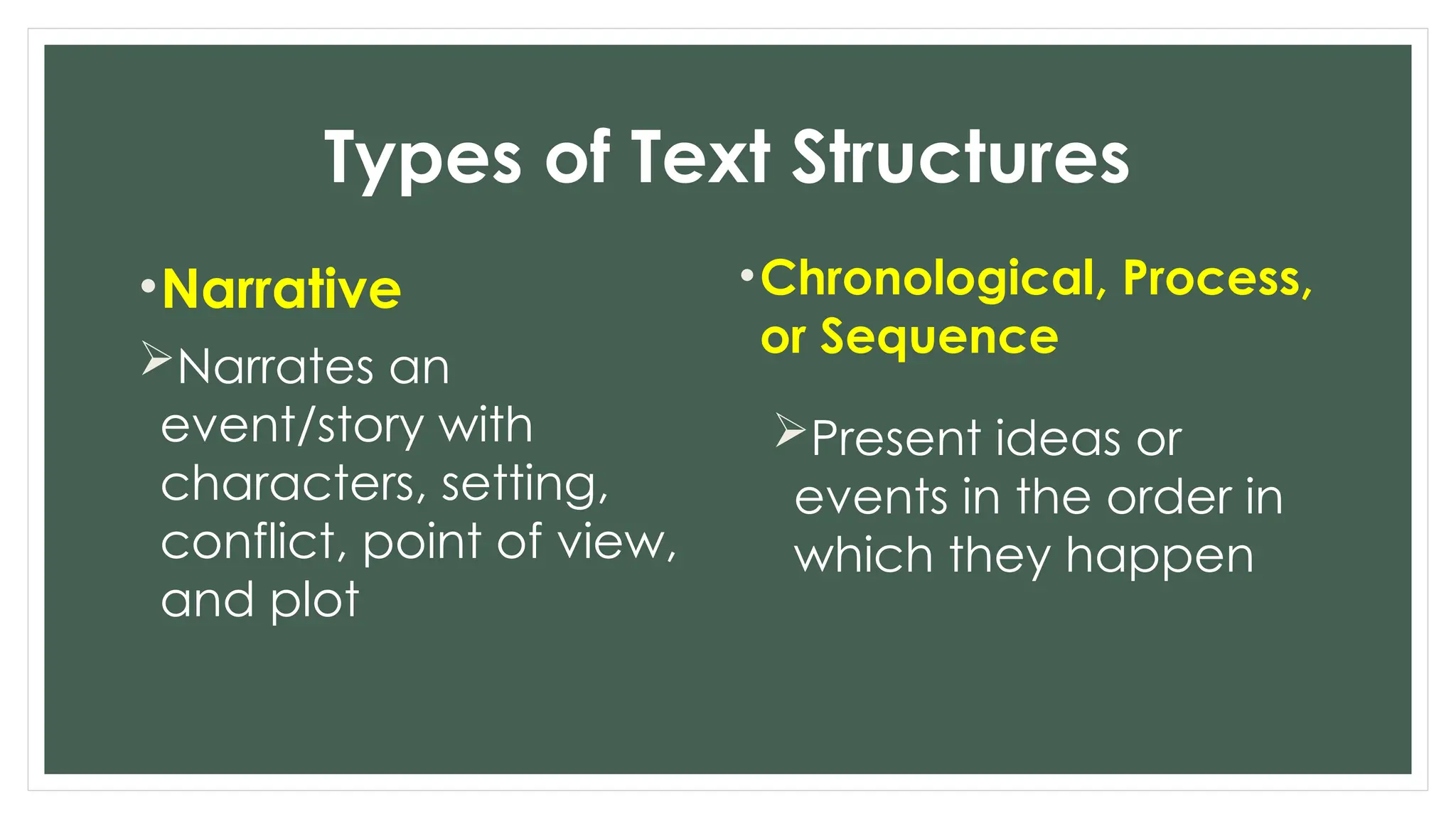 Different-Types-of-Text-Structures Grade 7 | PPTX