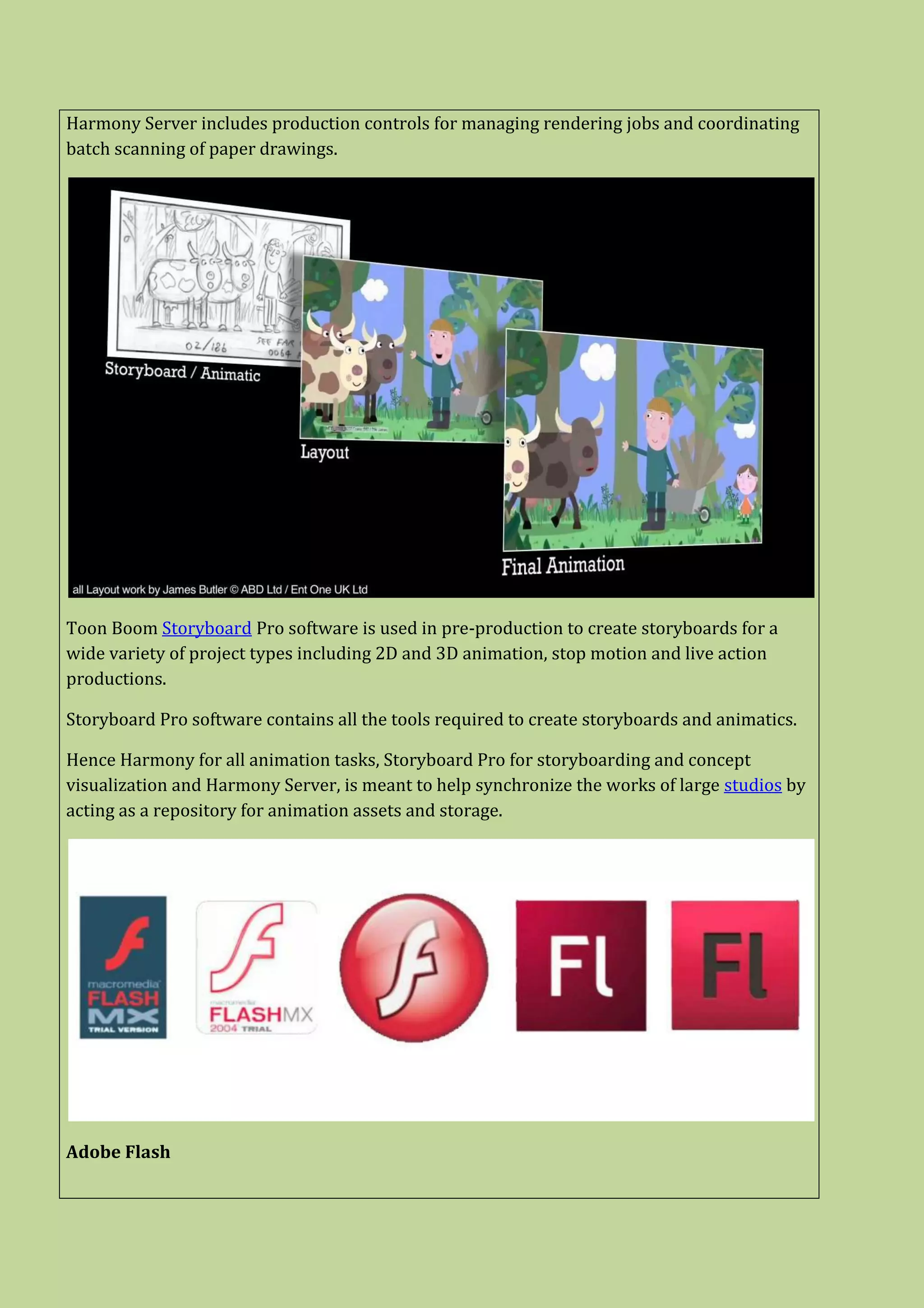 Different 2D Software And Its Implementation | PDF
