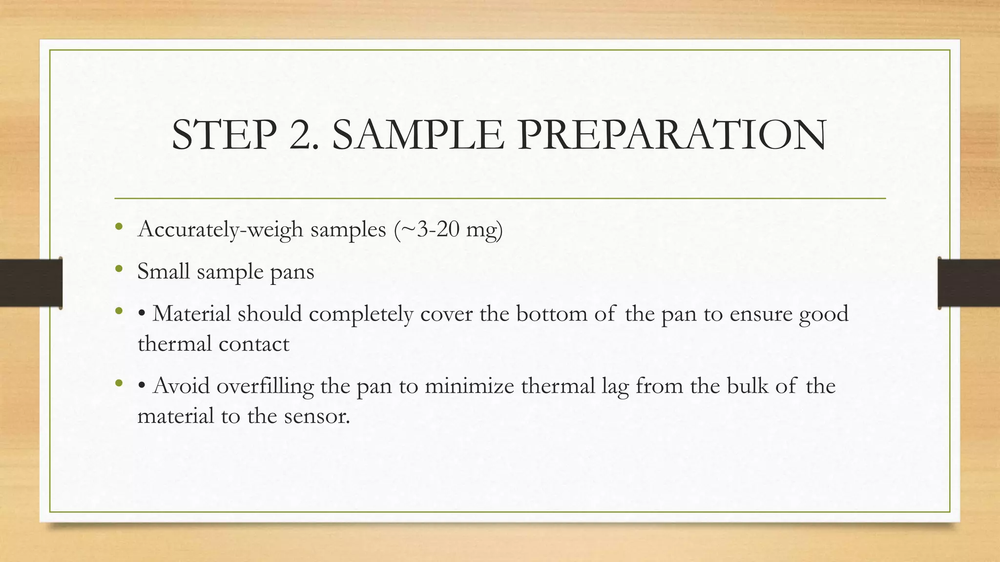 Differentail scanning calorimtetery