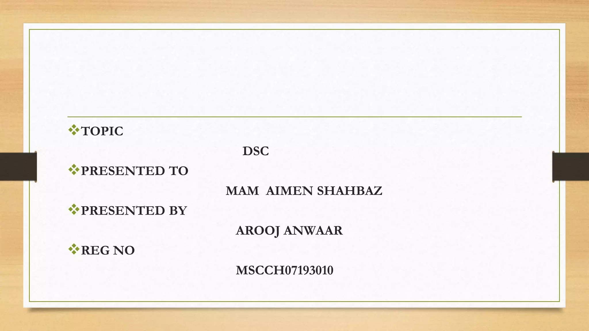 Differentail scanning calorimtetery