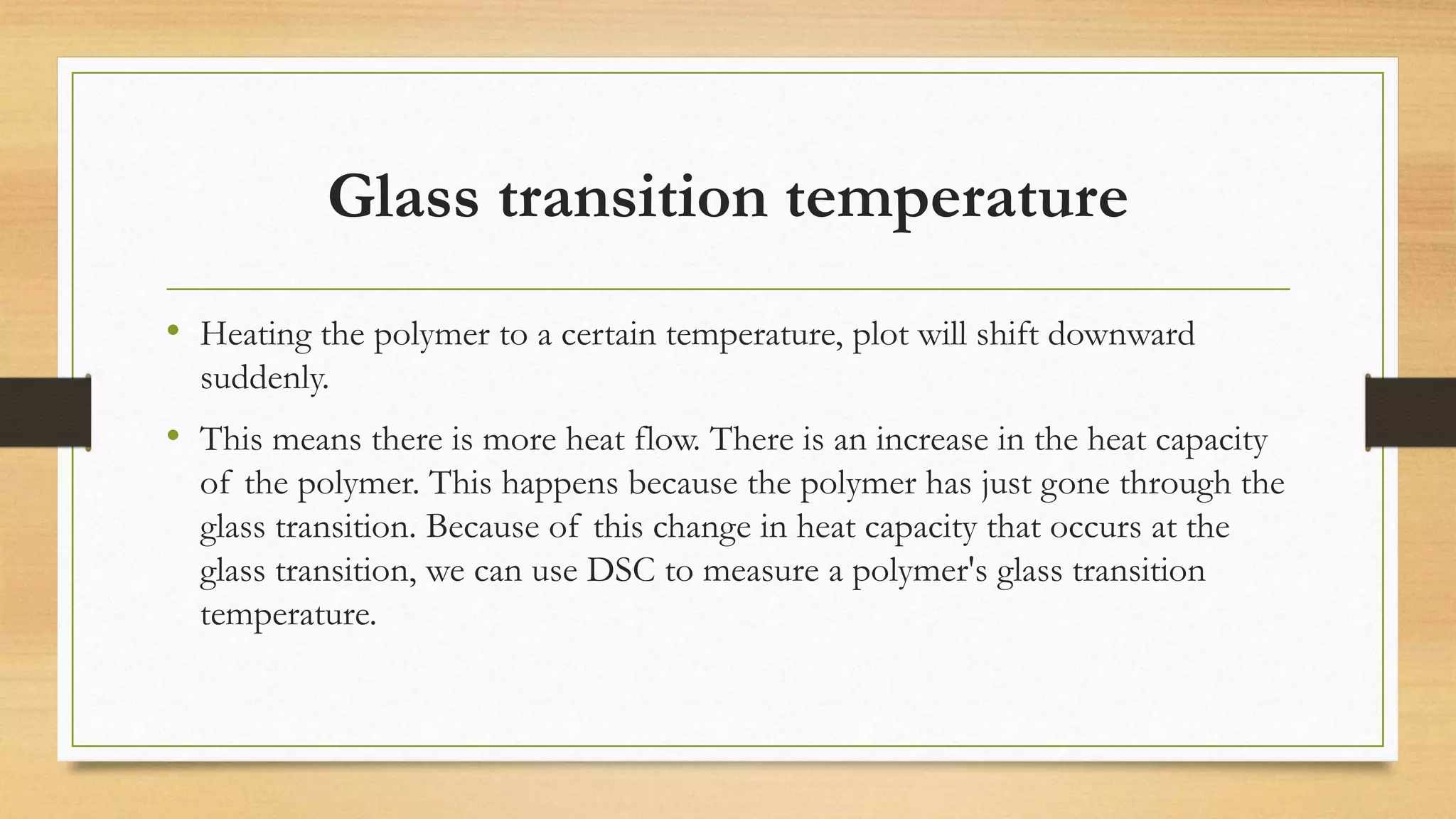 Differentail scanning calorimtetery