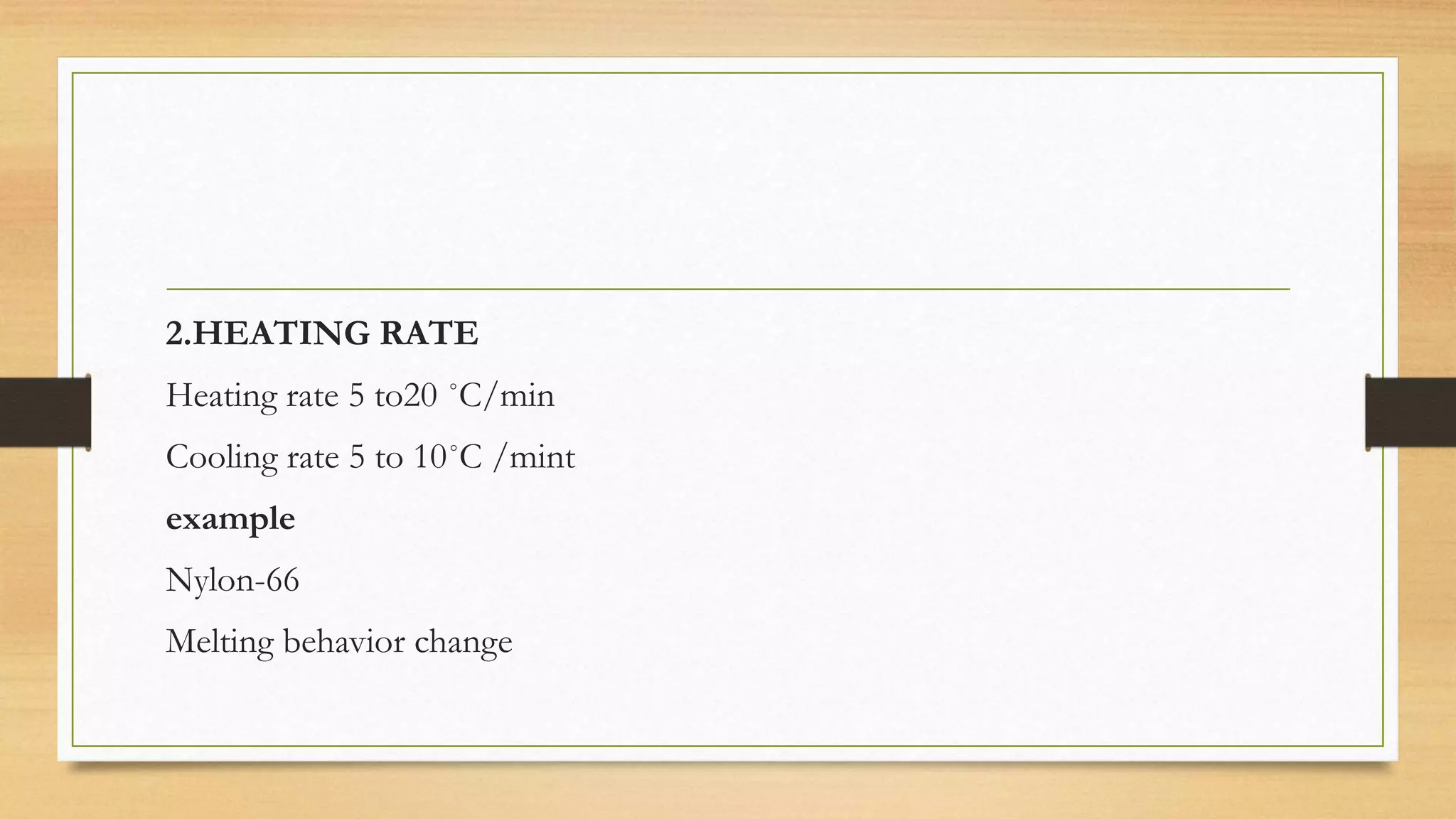 Differentail scanning calorimtetery