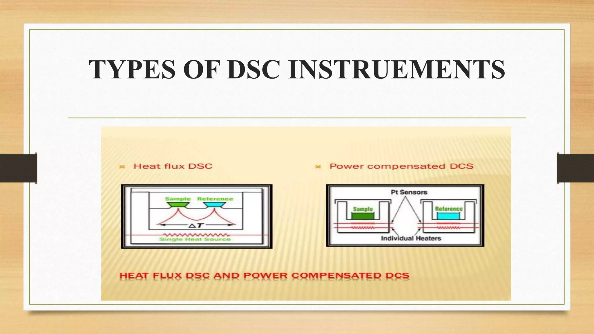 Differentail scanning calorimtetery