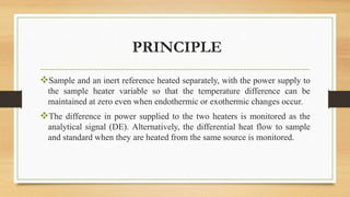 Differentail scanning calorimtetery