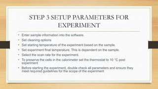 Differentail scanning calorimtetery