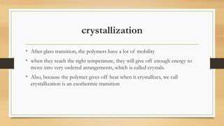 Differentail scanning calorimtetery