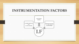 Differentail scanning calorimtetery