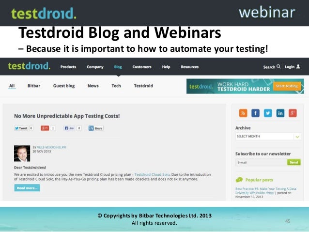 different android test automation frameworks what works you the best 43 638